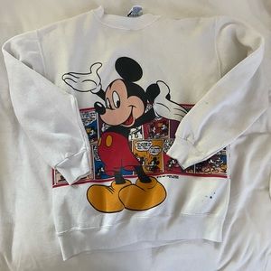 vintage mickey mouse crew neck